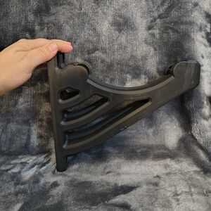 3D Printed Black Decorative Wall Bracket Set Of 4